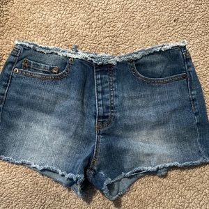 Denim shorts